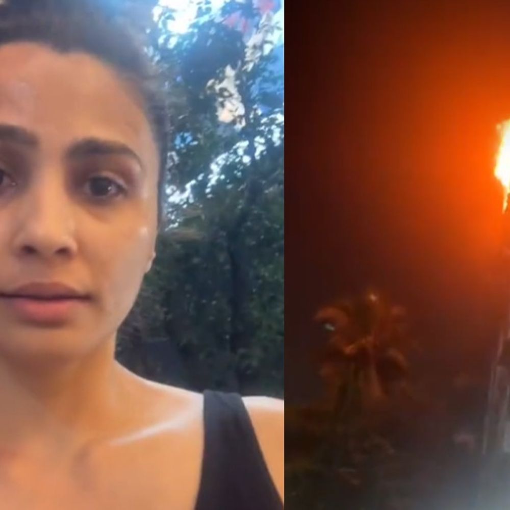 एक्ट्रेस डैजी शाह के घर के पास लगी आग:भड़कते हुए पॉलिटिकल पार्टी को ठहराया जिम्मेदार, कहा- अनपढ़ों की गैंग बना रखी है