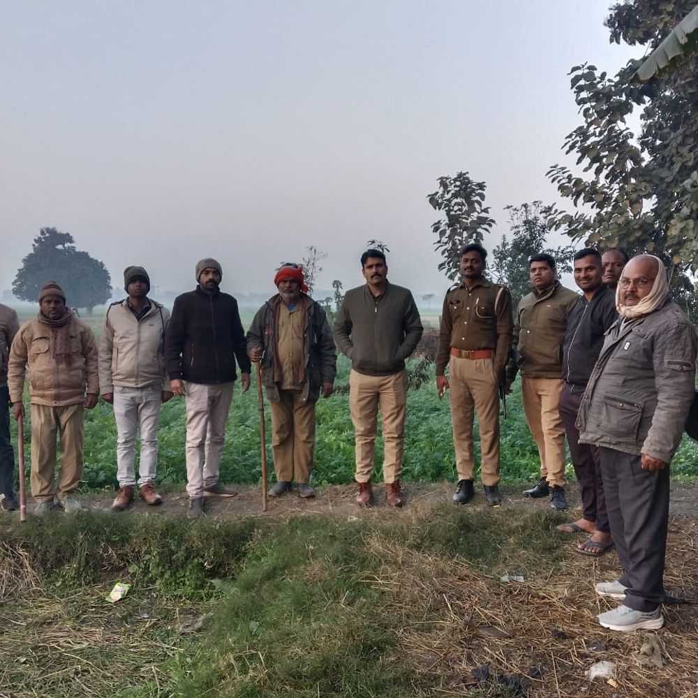 महराजगंज में तेंदुआ...24 घंटे में किशोरी समेत पांच घायल:पुलिस और वनकर्मियों ने की घेराबंदी, झाड़ियों में छिपे होने की आशंका