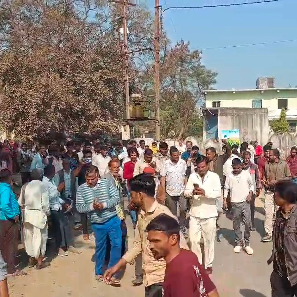 रामधुन करते हुए जीरन थाने पहुंचे ग्रामीण:  शिकायत पर जताया विरोध, निष्पक्ष जांच की मांग – Neemuch News