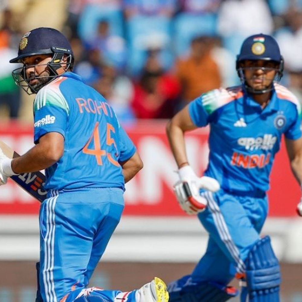 IND vs NZ दूसरा वनडे:9 ओवर में भारत का स्कोर 55/0, रोहित-गिल में फिफ्टी पार्टनरशिप