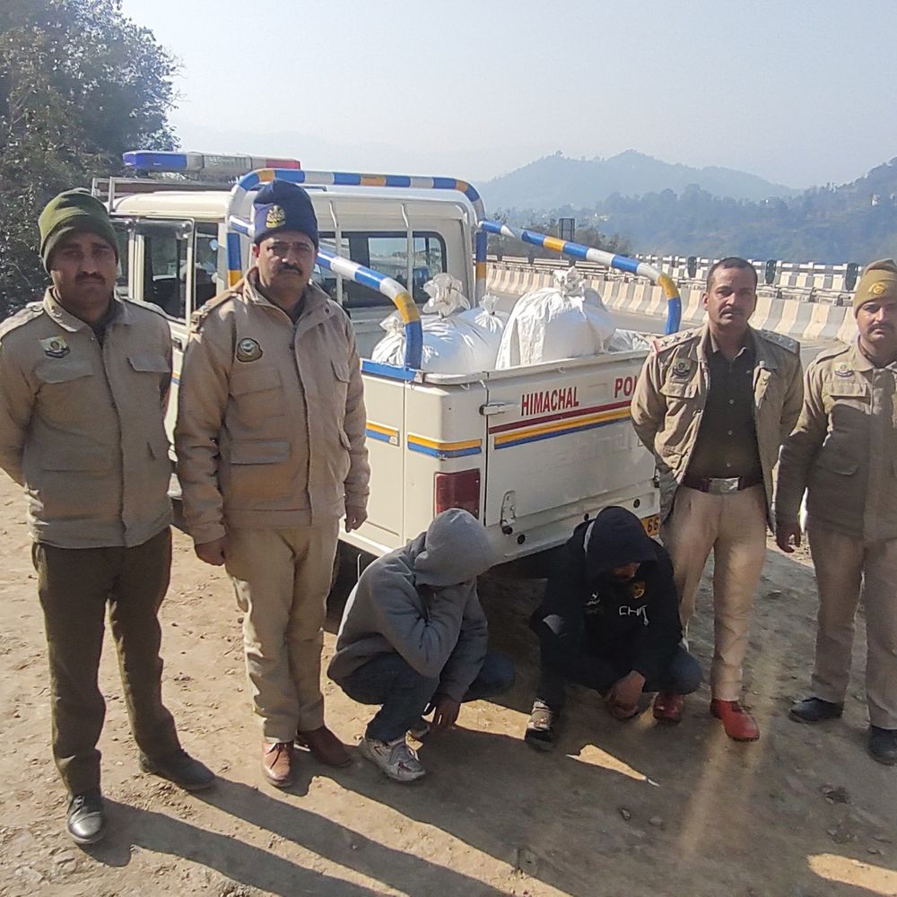 बिलासपुर में 61 किग्रा अफीम डोडा बरामद, 2 गिरफ्तार:  सब्जी के कैरेट में छिपाकर ले जा रहे थे तस्कर,एनएच-21 पर पकड़ा – Bilaspur (Himachal) News