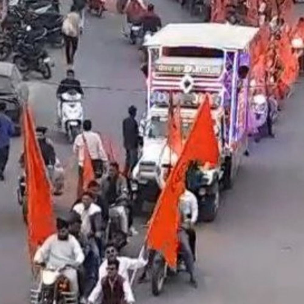 पाली शहर में कल 5 जगह पर होगा हिंदू सम्मेलन:गली-गली घूमकर लोगों का आने का दिया न्योता; रैली निकालकर किया जागरूक