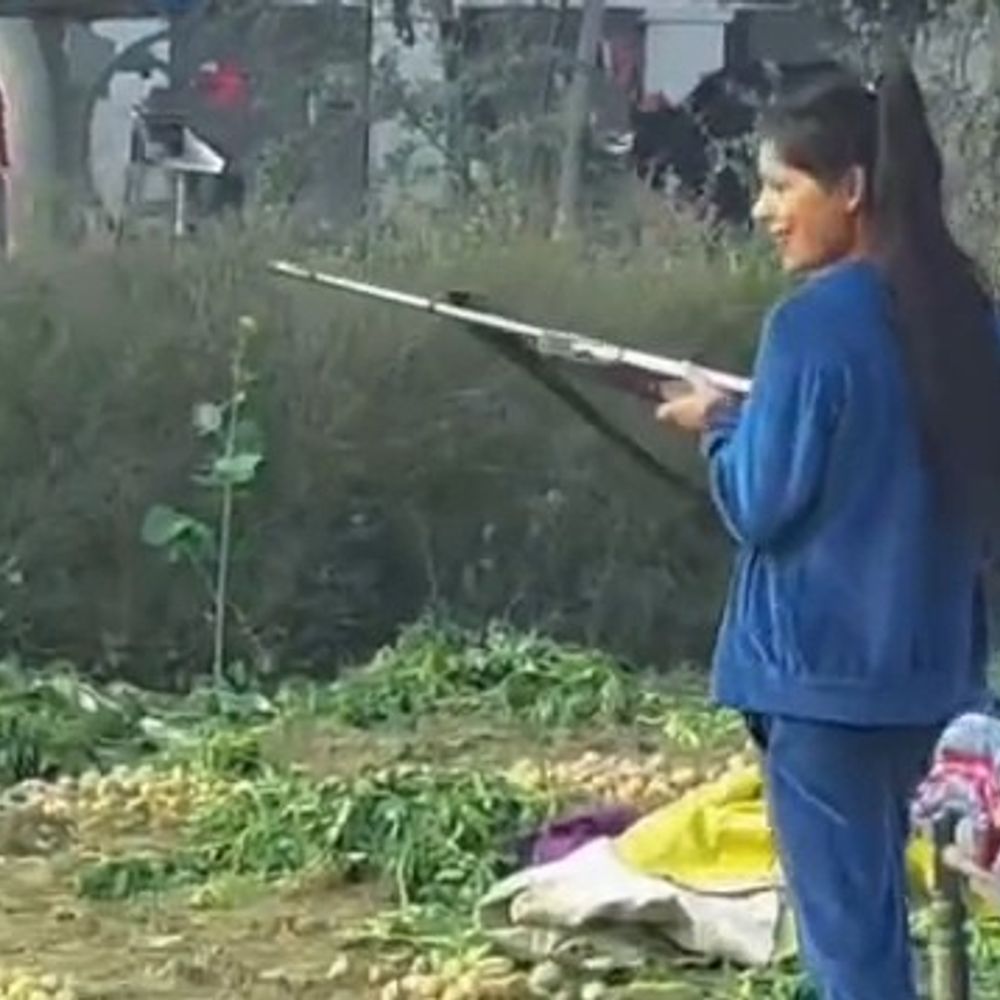 उन्नाव में युवती ने बंदूक के साथ बनाया वीडियो:रील बनाकर सोशल मीडिया पर पोस्ट की, पुलिस ने जांच शुरू की
