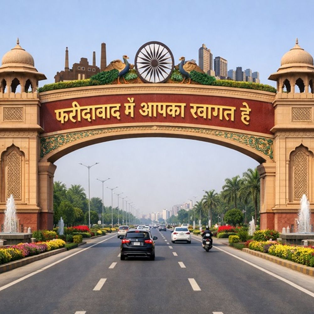 फरीदाबाद की एंट्री होगी नई पहचान के साथ:  शहर के तीन प्रमुख मार्गों पर बनेंगे गेटवे, डीपीआर और फील्ड सर्वे की जिम्मेदारी सौंपी गई – Faridabad News