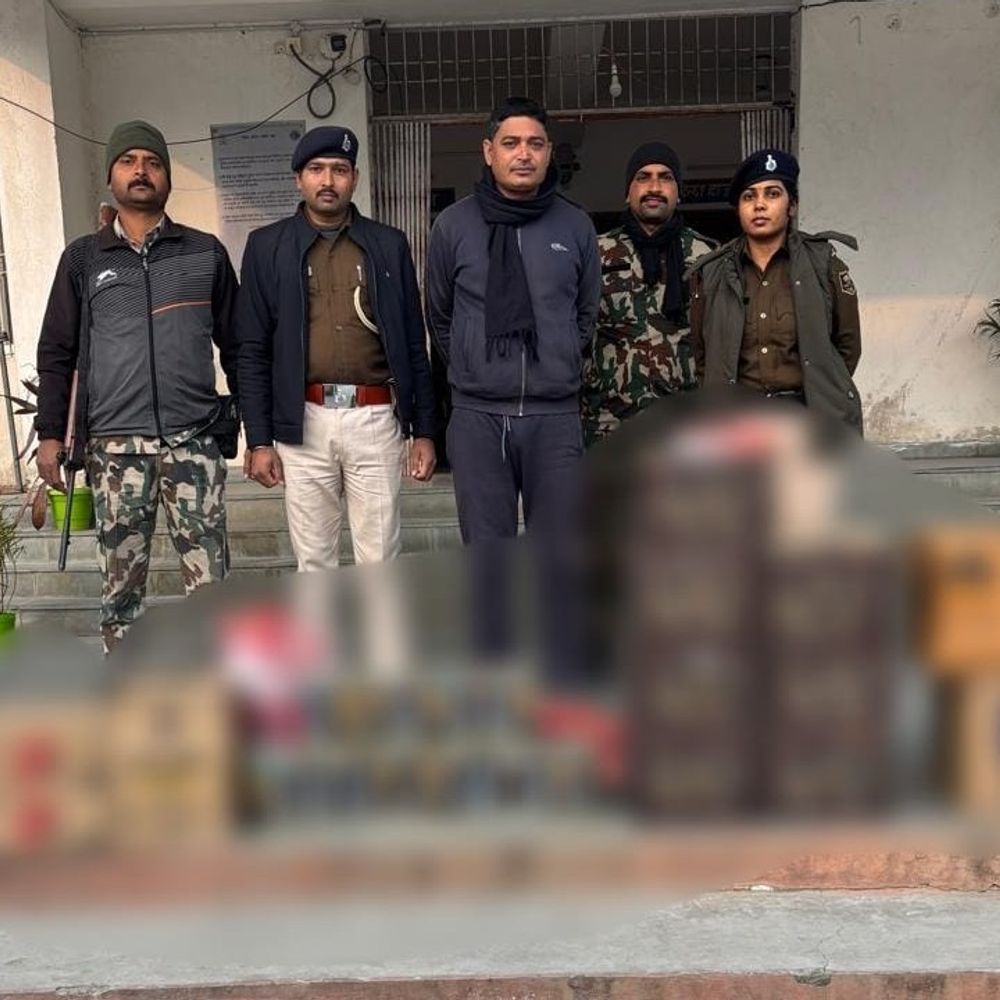 किशनगंज में शराब तस्कर गिरफ्तार:  143 लीटर विदेशी शराब बरामद मिली, कार जब्त, चारघरिया चेक पोस्ट पर कार्रवाई – Kishanganj (Bihar) News