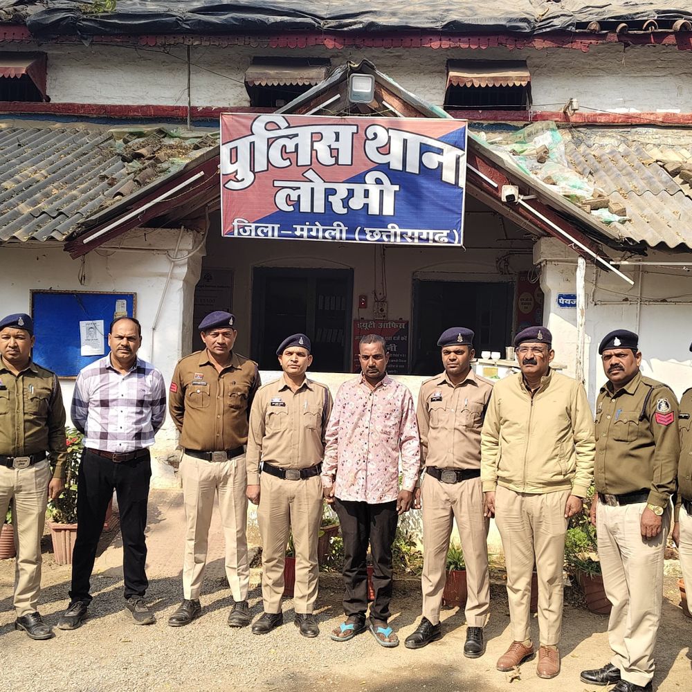 मुंगेली जैतखाम पर आग लगाने वाला आरोपी गिरफ्तार:  गांव के युवक ने की थी वारदात, समाज में आक्रोश – Mungeli News