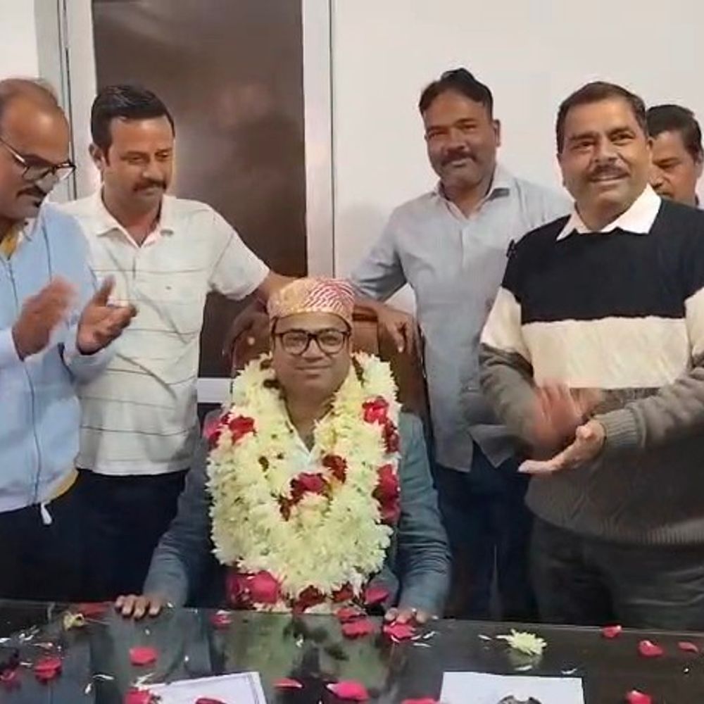 सागवाड़ा नगर पालिका से खोड़निया की नेम प्लेट हटाई:  भाजपा के आशीष गांधी दोबारा अध्यक्ष पद पर काबिज, सर्मथकों ने किया स्वागत – Dungarpur News