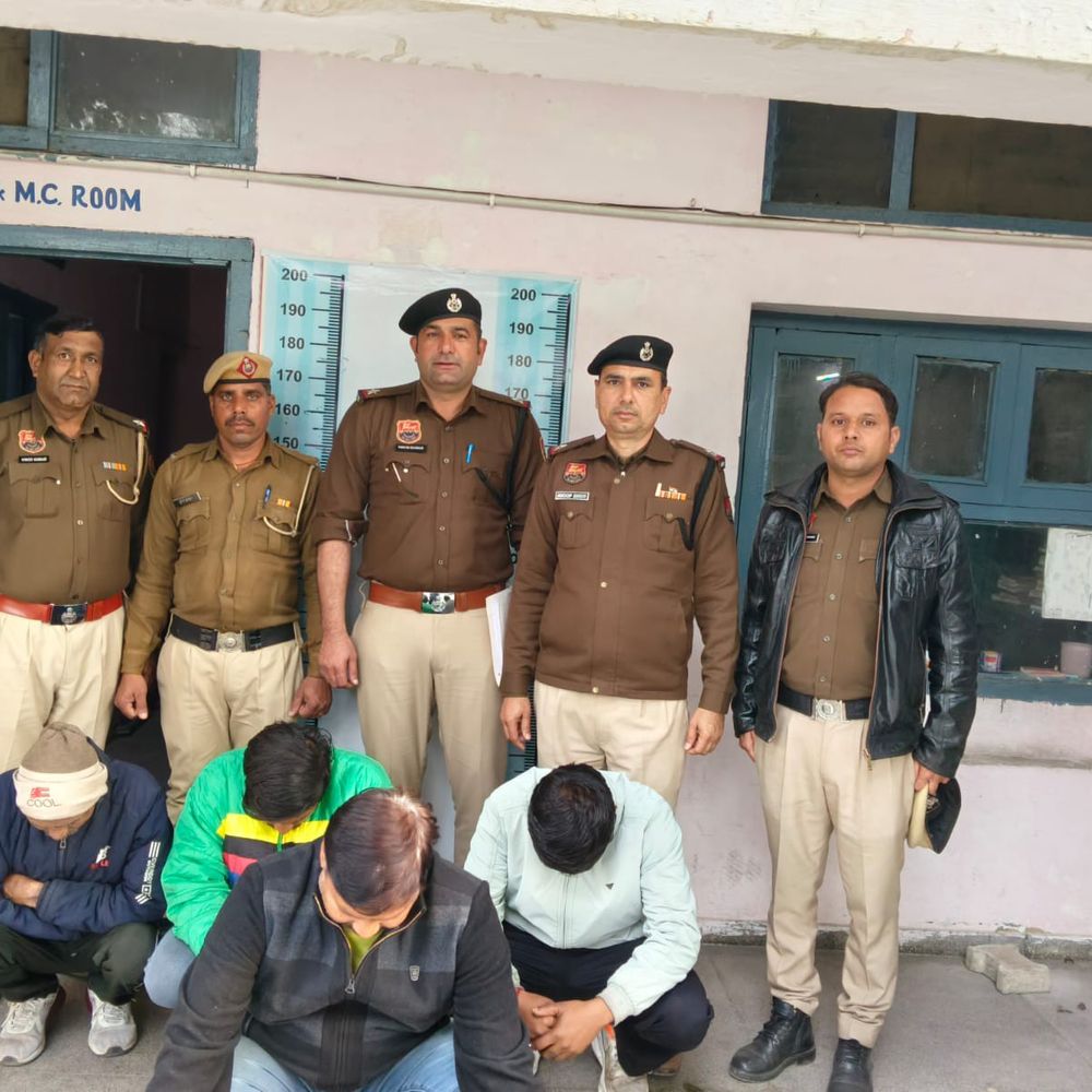 हिसार में पिकअप ड्राइवर पर हमले के 4 आरोपी गिरफ्तार:  धारदार हथियार से किया था हमला, छुरी बरामद, कोर्ट ने रिमांड पर भेजा – Hisar News