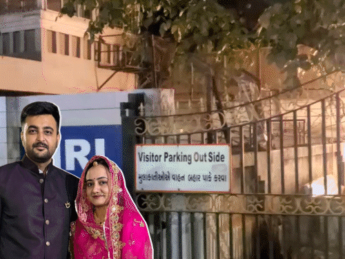 गुजरात-सांसद शक्ति सिंह के भतीजे ने पत्नी को गोली मारी:एंबुलेंस टीम की मौजूदगी में खुद को भी गोली मारी; 2 महीने पहले शादी हुई थी