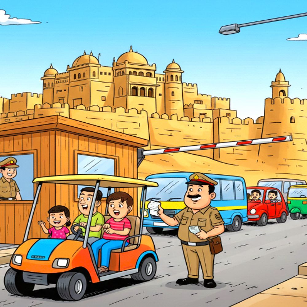 जैसलमेर आने वाले सैलानियों पर लगेगा एंट्री टैक्स:  जोधपुर और बाड़मेर रोड पर बनेंगे 2 टोल नाके; 50 से 200 रुपए तक देना होगा यात्री कर – Jaisalmer News