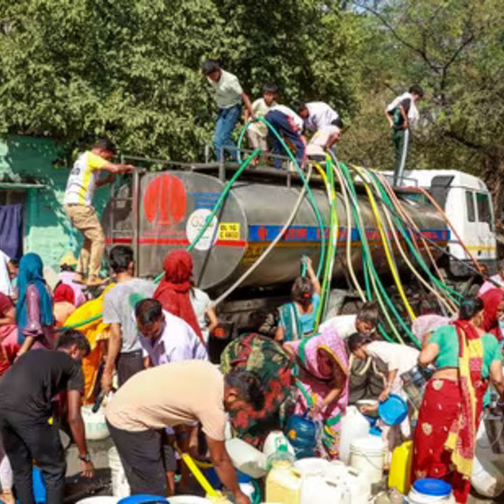 दुनिया की आधी आबादी जल संकट झेल रही:दिल्ली-मुंबई और बेंगलुरु में पानी की कमी, चेन्नई सूखे की कगार पर