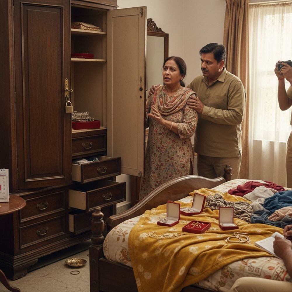 पानीपत में मकान का ताला तोड़कर लाखों की चोरी:  बसंत पंचमी पर पीला सूट पहनने के लिए महिला ने खोली अलमारी, गायब मिले आभूषण – Panipat News