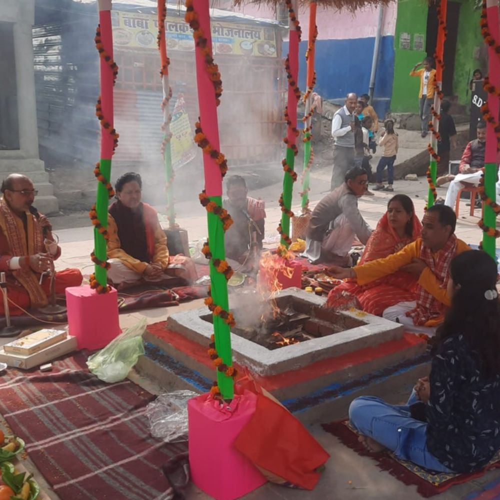 फल्गु नदी के किनारे 72 कुंडों में यज्ञ:  गयाजी में ब्राह्मणी घाट में आस्था का महासंगम; सूर्य सप्तमी पर सुरक्षा-व्यवस्था सख्त – Gaya News