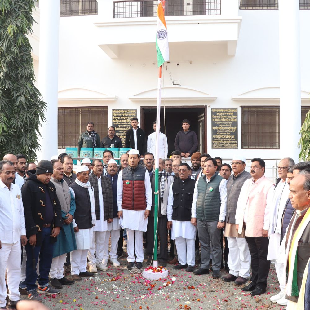 जयवर्धन सिंह ने पढ़ा जीतू पटवारी का संदेश:कहा- मतदान पर जनता में संशय, इसलिए राहुल गांधी ने शुरू किया 'वोट चोरी' के विरुद्ध अभियान