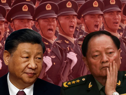 चीनी जनरल पर अमेरिका को न्यूक्लियर सीक्रेट बेचने के आरोप:अमेरिकी अखबार का दावा; जिनपिंग के बाद सबसे ताकतवर अधिकारी थे, पद से हटाए गए