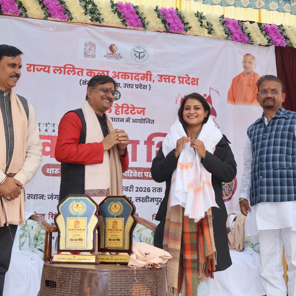 जंगल हैरिटेज में चार दिवसीय लोक कला शिविर शुरू:  राज्य ललित कला अकादमी कर रही आयोजन, थारू जनजाति पर बनेंगी कलाकृतियां – Lakhimpur-Kheri News