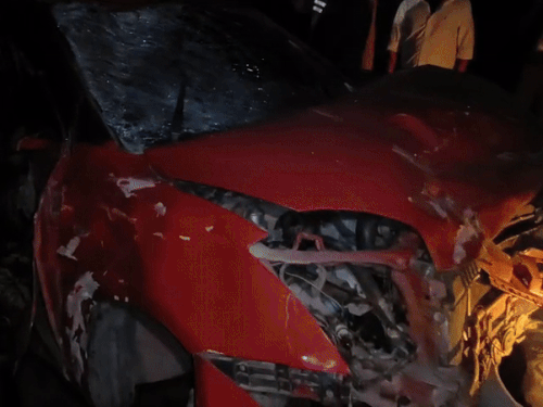 मोगा–लुधियाना रोड पर सड़क हादसे में एक की मौत:  कार ने 4 से 5 वाहनों को मारी टक्कर; ड्राइवर गंभीर रूप से घायल – Ludhiana News