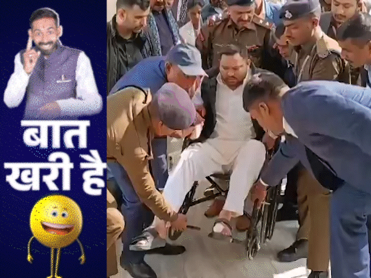 लालू की व्हीलचेयर पर तेजस्वी की सवारी:मोदी के सांसद का भूख से समझौता नहीं; ट्रैफिक रूल में दरोगा जी का घूंसा फ्री