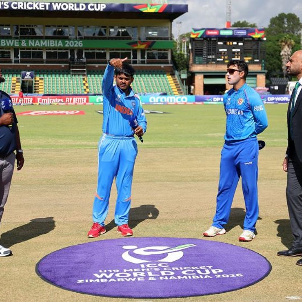 अंडर-19 वर्ल्डकप सेमीफाइनल IND Vs AFG:अफगानिस्तान का पहला विकेट गिरा, खालिद अहमदजई पवेलियन लौटे