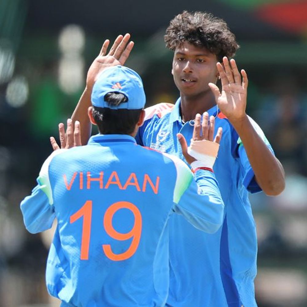 अंडर-19 वर्ल्डकप सेमीफाइनल; 30 ओवर में अफगानिस्तान का स्कोर 145/2:फैजल शिनोजादा की फिफ्टी, दीपेश और कनिष्क को एक-एक विकेट