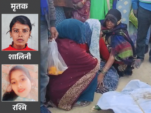 बेकाबू कार ने 9 लड़कियों को रौंदा, 4 मौत:गंगा एक्सप्रेस–वे पर 120 की स्पीड से दौड़ाई, 50 मीटर तक घसीटा; टायर ब्लास्ट