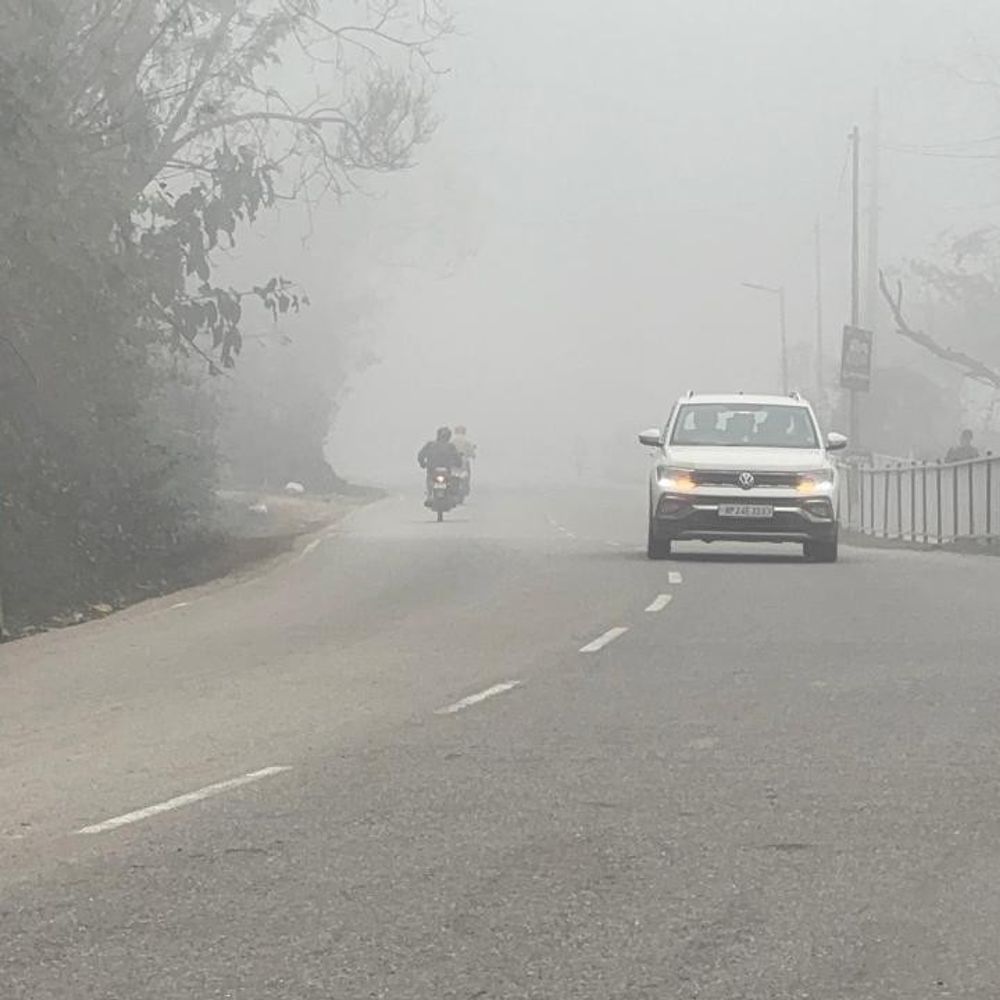 बिलासपुर में सुबह घना कोहरा, जनजीवन प्रभावित:  विजिबिलिटी बहुत कम रही, सड़कों पर वाहनों की रफ्तार धीमी; हादसों का खतरा बढ़ा – Bilaspur (Himachal) News