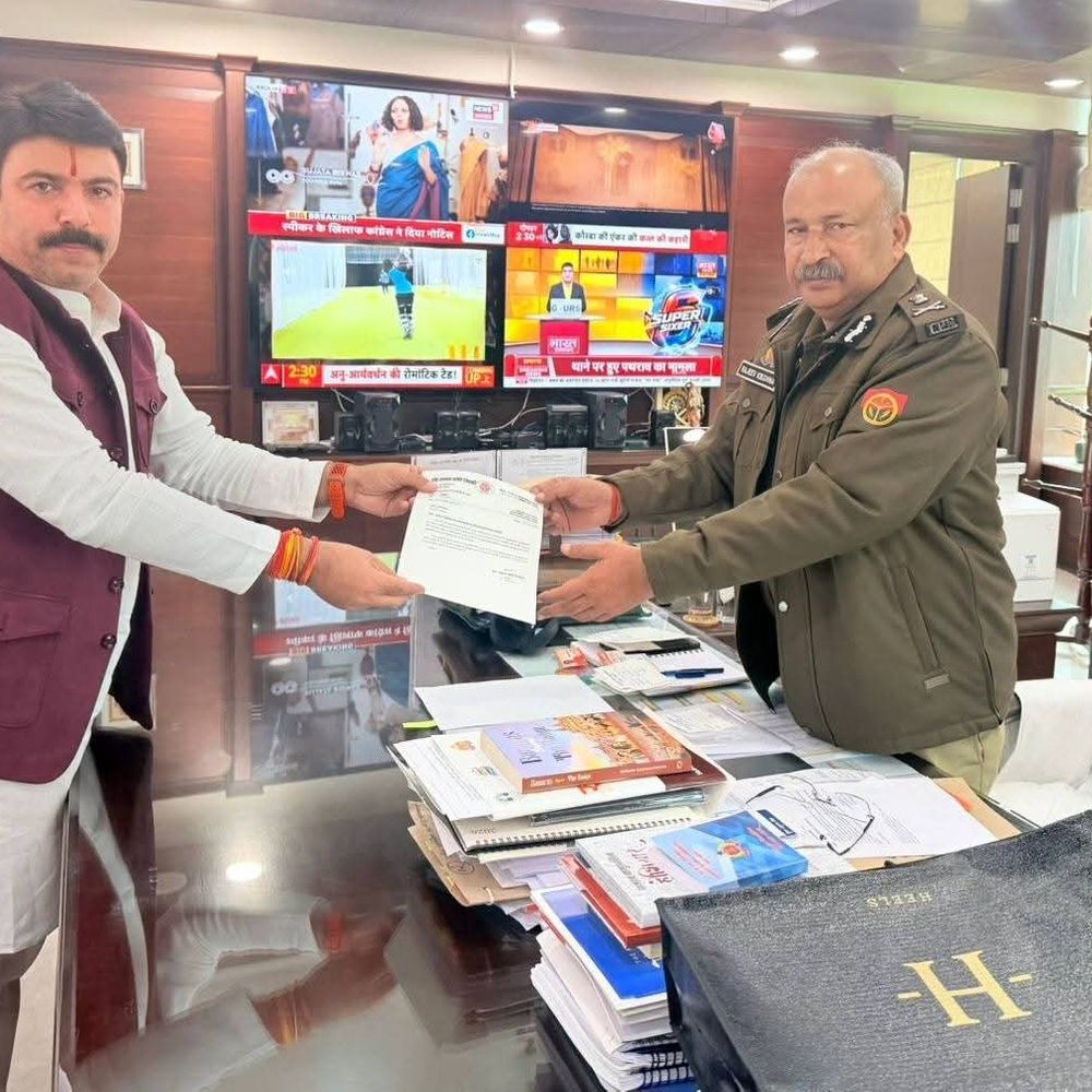 दारोगा की मौत में विधायक ने की जांच की मांग:डॉ. शलभ मणि त्रिपाठी ने डीजीपी से की मुलाकात, कहा- जल्द मामले का खुलासा हो