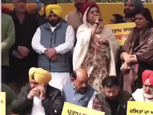 AAP विधायक बोलीं- गर्दन पर घुटना रख 117 सीटें जीतेंगे:  तीन बार दोहराई बात; चंडीगढ़ में कहा- सीएम मान ने पार्टी को मेहनत करना सिखाया – Jalandhar News