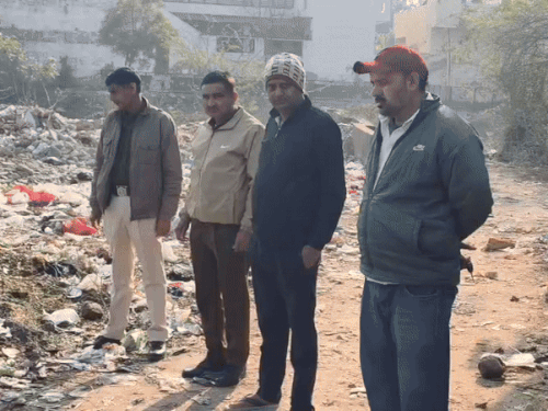 नारनौल में कूड़े में मिले जानवर के कटे अंग:  गोवंश होने की आशंका पर गोभक्तों ने जताया विरोध, डीएसपी व थाना प्रभारी पहुंचे मौके पर – Narnaul News