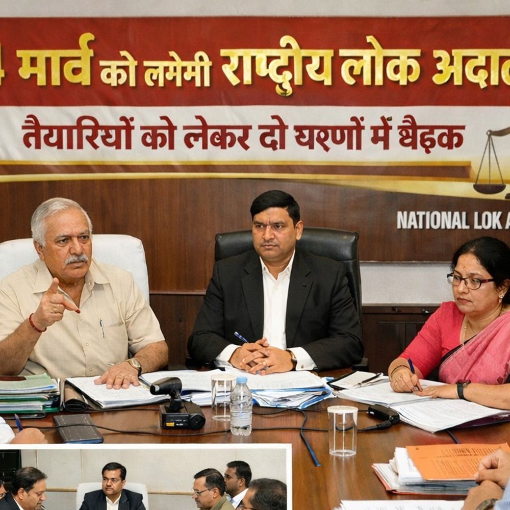 सिद्धार्थनगर में 14 मार्च को लगेगी राष्ट्रीय लोक अदालत:सफल बनाने के लिए दो चरणों में हुई बैठकें, लंबित मामलों की सूची तैयार करने के दिए निर्देश