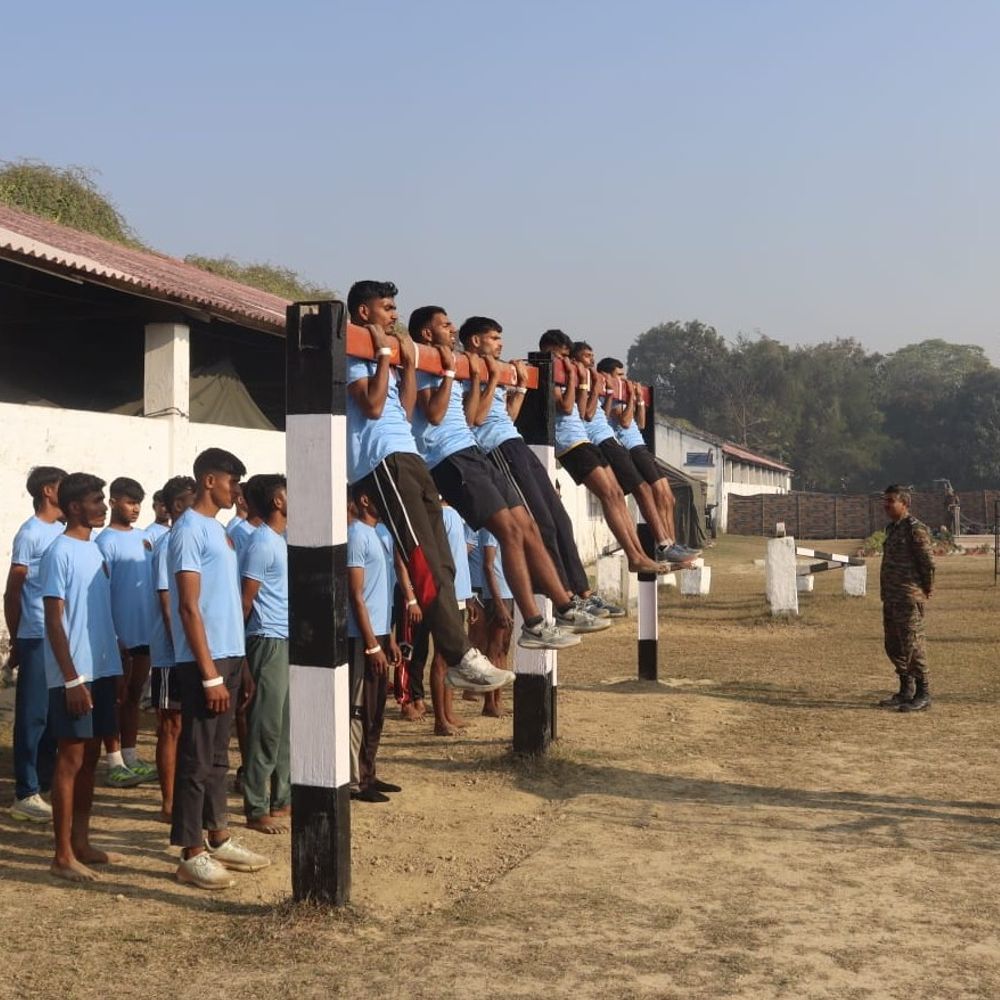 अग्निवीर भर्ती रैली का छठवां दिन आज:13 जिलों के 823 अभ्यर्थी हुए शामिल