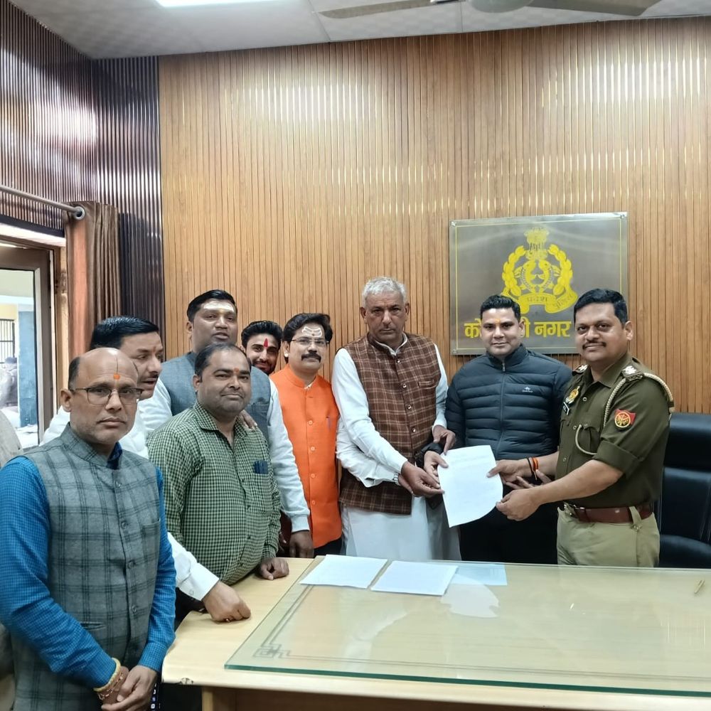 ब्राह्मण समाज ने 'घूसखोर पंडत' फिल्म पर आपत्ति जताई:निर्देशक और अभिनेता के खिलाफ FIR दर्ज करने की मांग, थाने में तहरीर दी