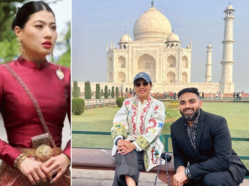 ताजमहल देखने पहुंचीं थाईलैंड की राजकुमारी:डायना बेंच पर बैठकर फोटो खिंचवाई; सेना में मेजर, खुद का फैशन ब्रांड बनाया