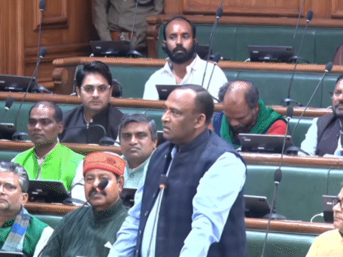 'बिहार में इसलिए नहीं जन्मा कि 10-10 हजार लूं...सूअर पालूं':सदन में RJD विधायक बोले- अडाणी-अंबानी से सड़कें बनवा रहे; महिलाओं से बकरी चरवा रहे