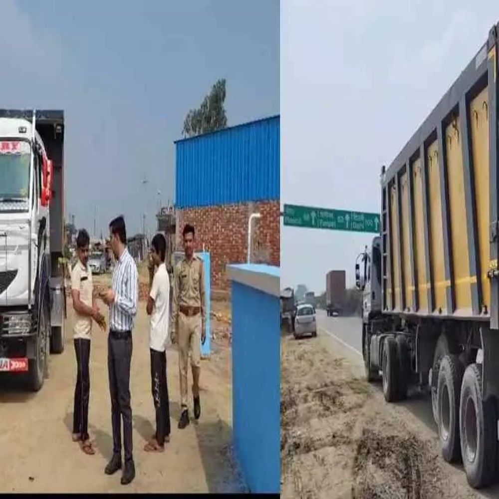 पुलिस टीम पर हमलाकर डंपर चालक को छुड़ाया:आगरा में खनन माफिया का दुस्साहस, आरोपियों को पकड़ा