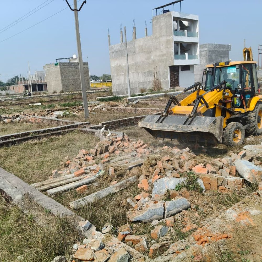 अहिरवा व कपली में 37 बीघा प्लाटिंग पर चली जेसीबी:KDA की टीम ने पांच लोगों को नोटिस भी दिया, एफआईआर की तैयारी