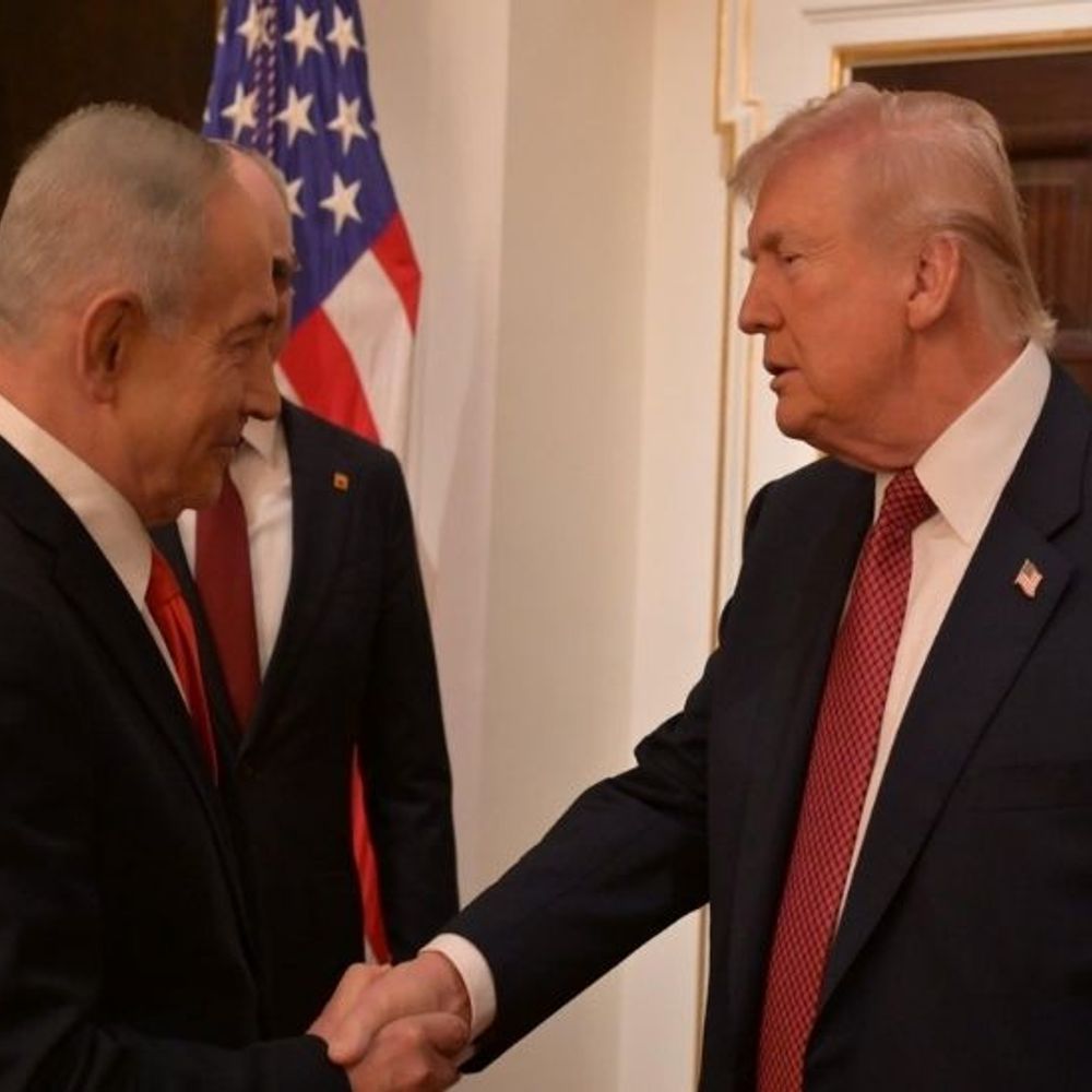 व्हाइट हाउस में ट्रम्प-नेतान्याहू की मुलाकात:अमेरिकी राष्ट्रपति बोले- बैठक अच्छी और सकारात्मक रही; ऑपरेशन मिडनाइड हैमर का जिक्र किया