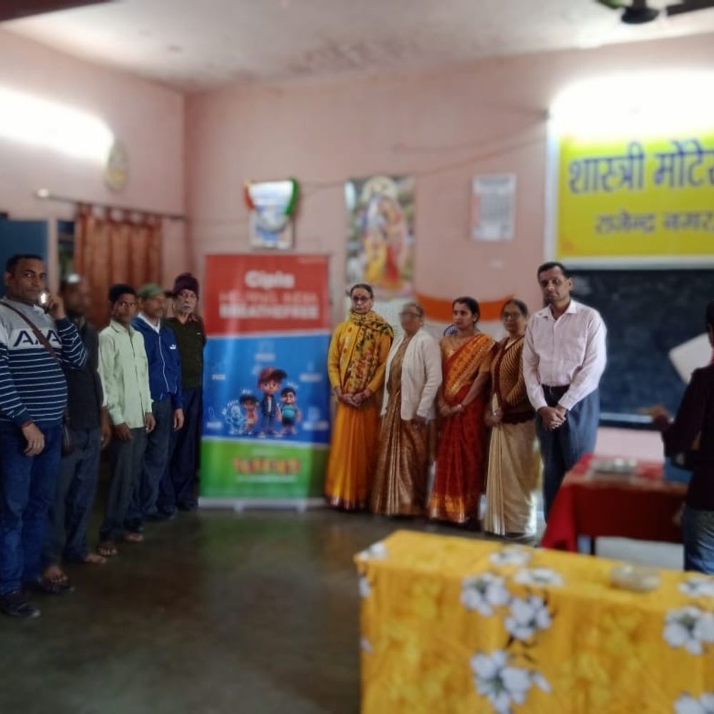 लखनऊ में सिप्ला ने किया स्वास्थ्य जागरूकता कार्यक्रम:शास्त्री मोंटेसरी स्कूल में बच्चों को अस्थमा के लक्षण और बचाव बताए