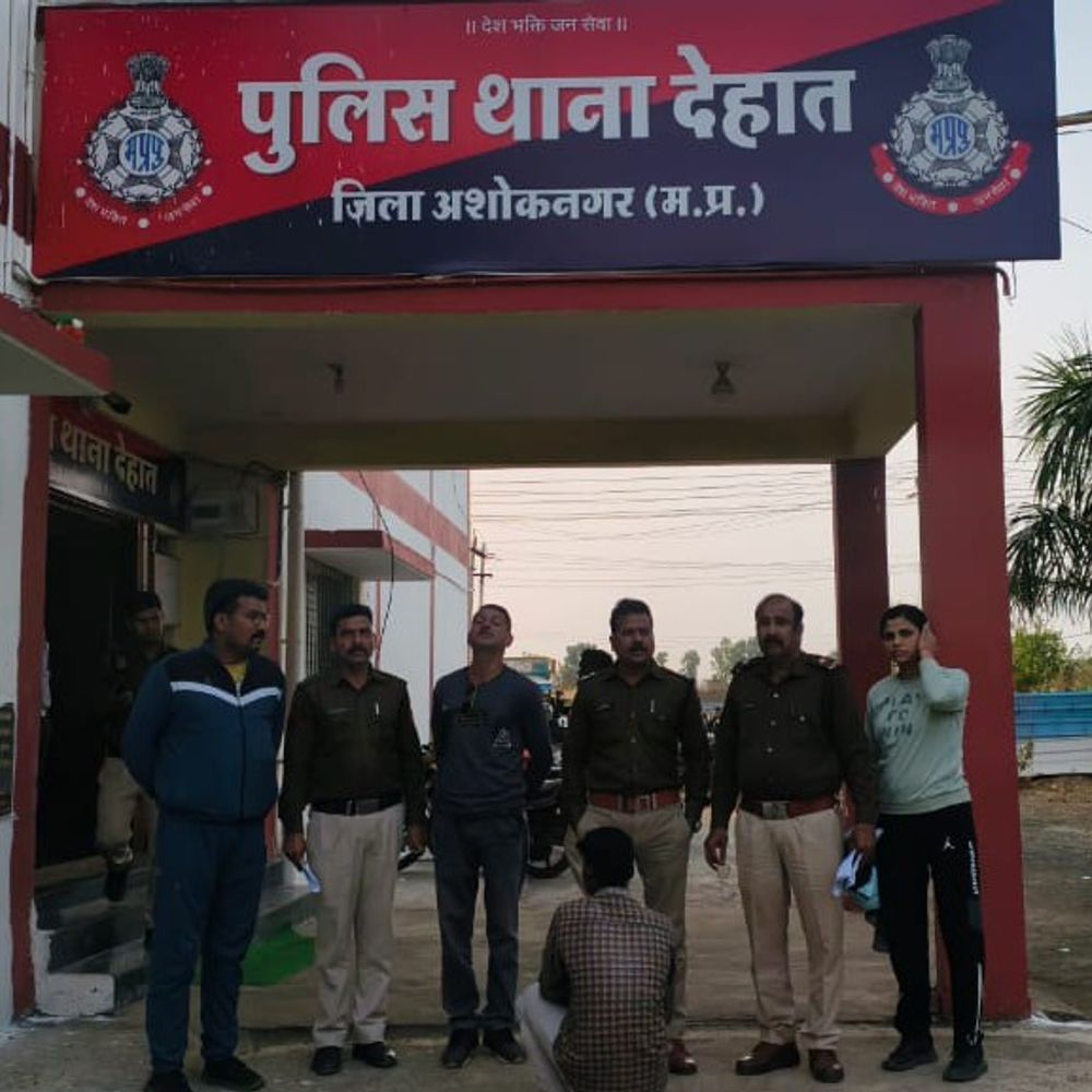 मुरैना में नाबालिग से झोपड़ी में कई दिनों तक रेप:  अशोकनगर से बहला कर ले गया था आरोपी, देहात पुलिस ने पकड़ा – Ashoknagar News