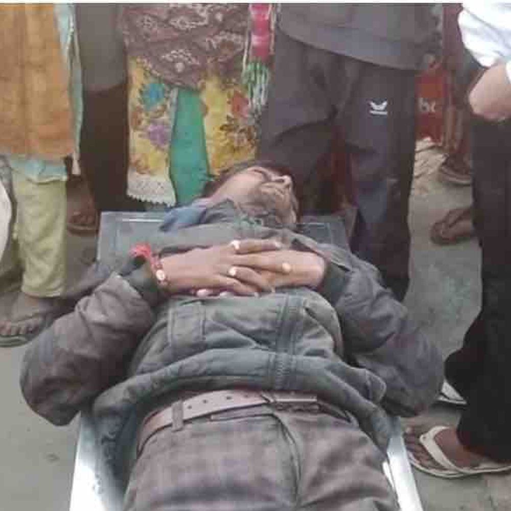 विजयनगर में कार ने ई-रिक्शा को टक्कर मारी:चालक गंभीर घायल, आरोपी हिरासत में लिया गया