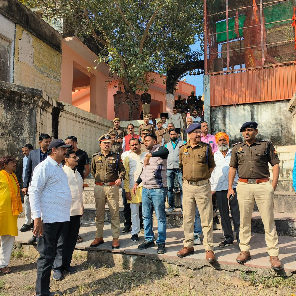 घाटमपुर में एडिशनल कमिश्नर और एसीपी ने किया निरीक्षण:शिव बारात की तैयारियों की ली जानकारी, सुरक्षा व्यवस्था पुख्ता करने के दिए निर्देश