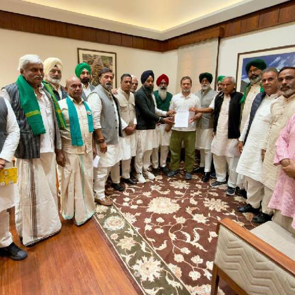 राहुल गांधी किसान संगठनों के नेताओं से मिले:बोले- किसान हितों से समझौता नहीं, भारत-अमेरिका ट्रेड डील के खिलाफ आंदोलन पर बातचीत हुई