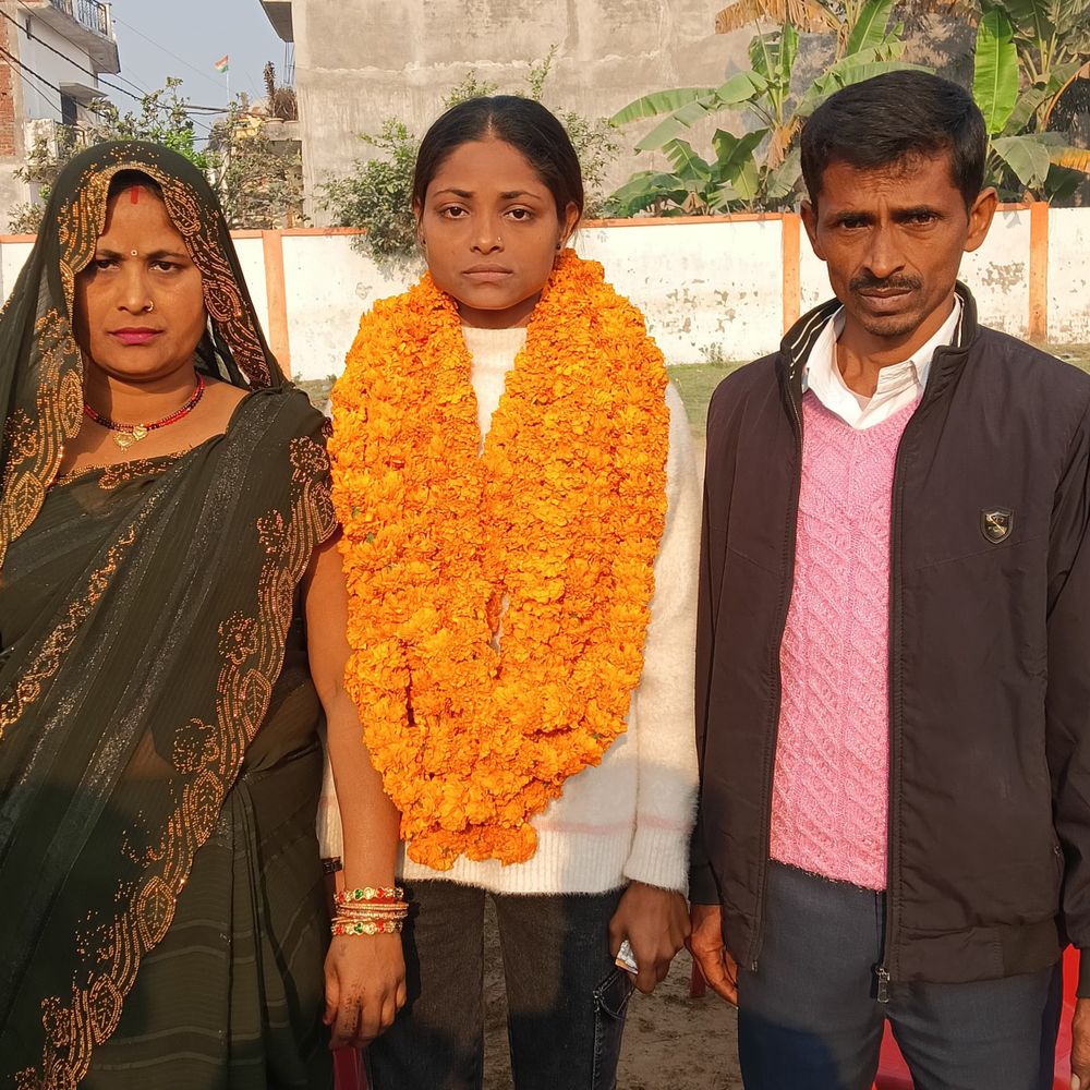 महराजगंज की ज्योति यादव का सीआईएसएफ में चयन:परिवार और जिले में खुशी का माहौल