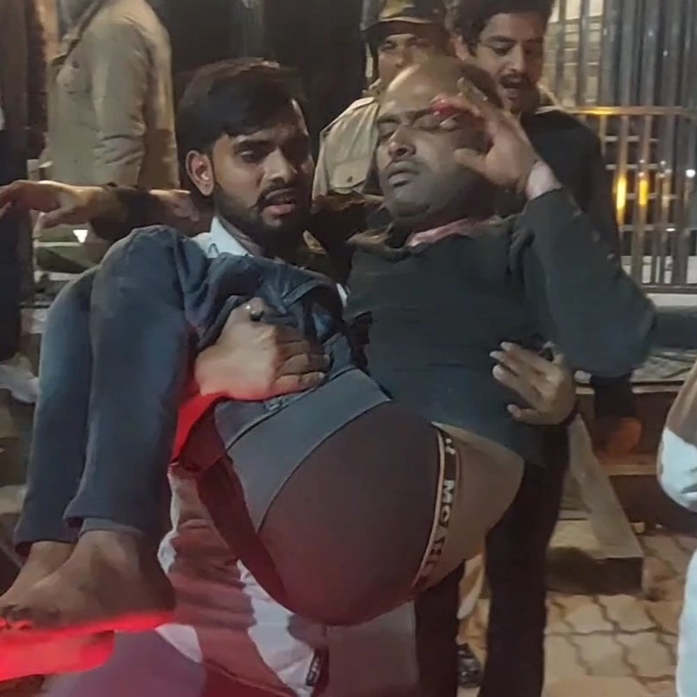 युवक ने आत्मदाह की कोशिश की, 8 पर केस:कल्याणपुर में मारपीट का केस वापस लेने का विपक्षी बना रहे थे दबाव