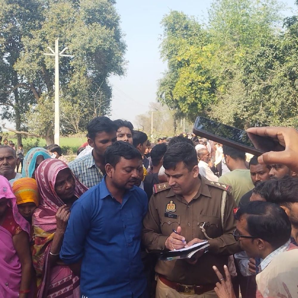 लखीमपुर में अनियंत्रित ट्रैक्टर से युवक की मौत:पुलिस ने चालक को गिरफ्तार किया, भीड़ ने पीटने की कोशिश की