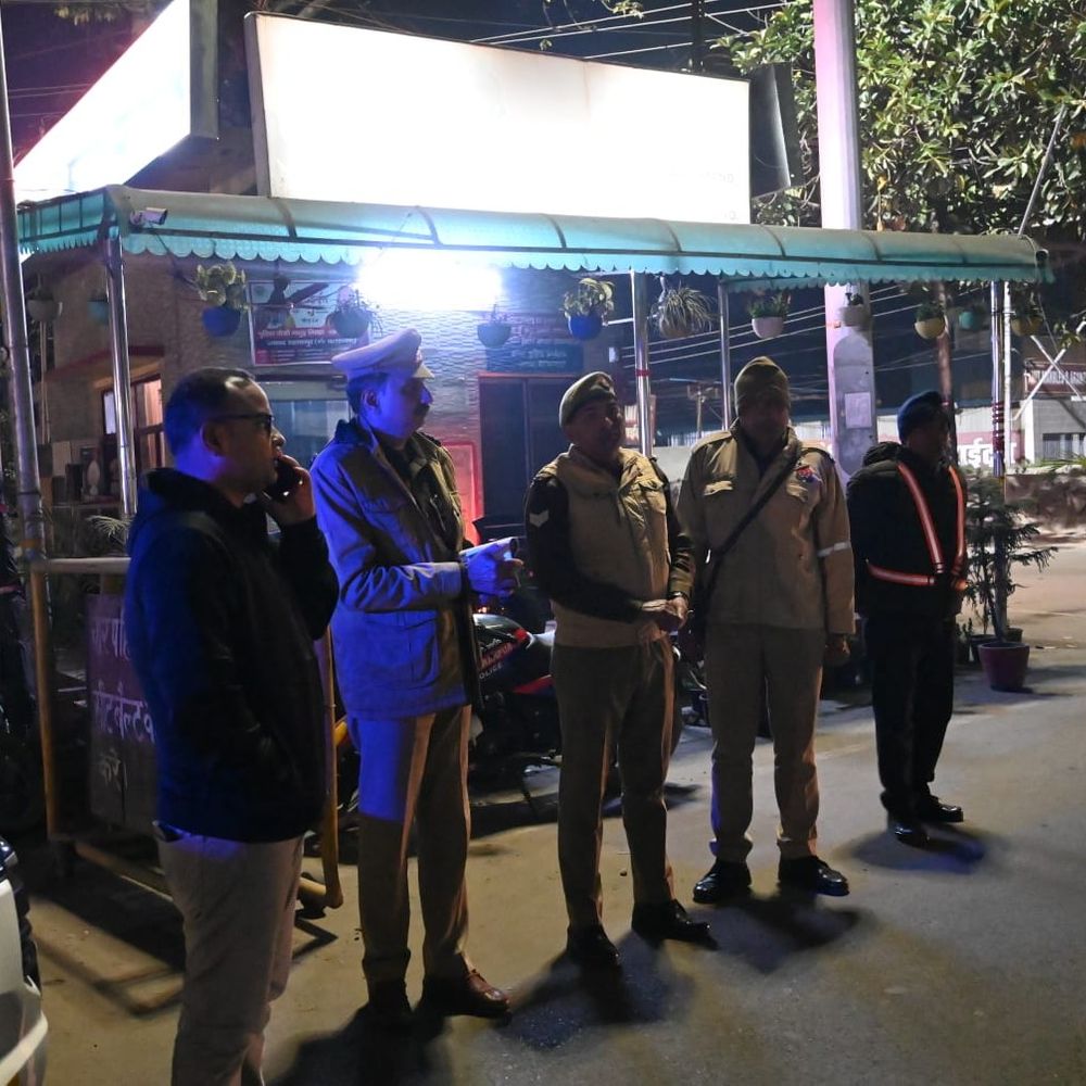 सहारनपुर SSP ने कांवड़ मार्ग का निरीक्षण किया:महाशिवरात्रि से पहले सुरक्षा व्यवस्था के लिए दिए सख्त निर्देश