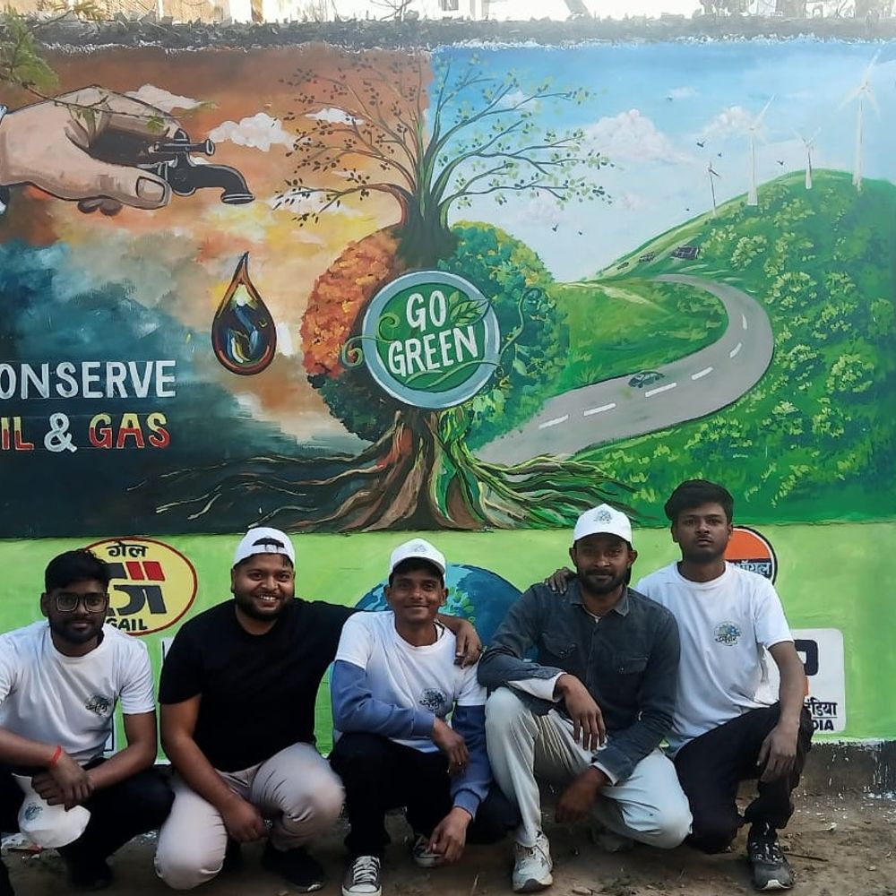 कानपुर की दीवारों पर CSJMU के कलाकारों का जादू:पेट्रोलियम मंत्रालय की वाल पेंटिंग प्रतियोगिता में विश्वविद्यालय को मिला प्रथम स्थान