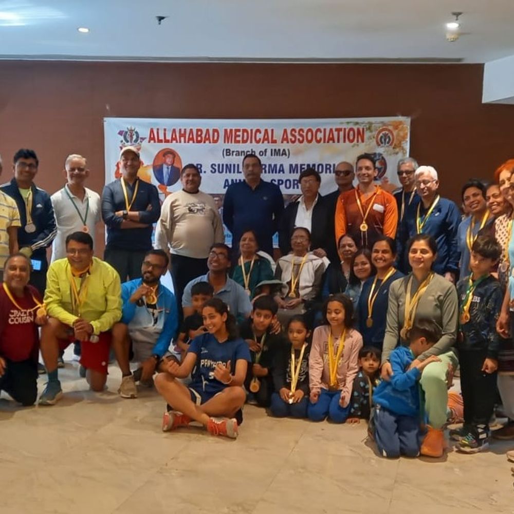 प्रयागराज में IMA-AMA का वार्षिक खेल:डॉक्टरों और उनके परिवार ने दिखाया दम, फिटनेस का दिया संदेश