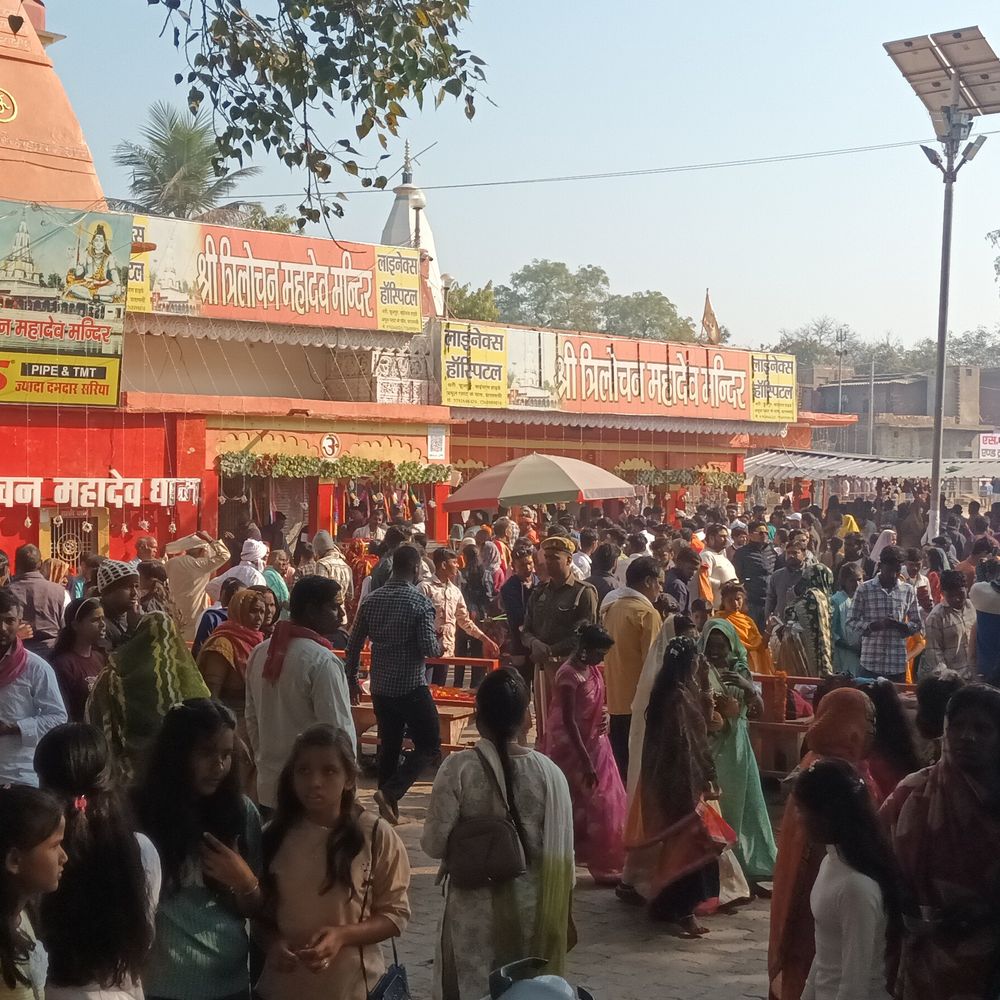 जौनपुर में महाशिवरात्रि पर 250 गजरे से सजा मंदिर:गौरीशंकर, त्रिलोचन महादेव में लंबी कतारें; 500 मीटर दूर वाहन रोके