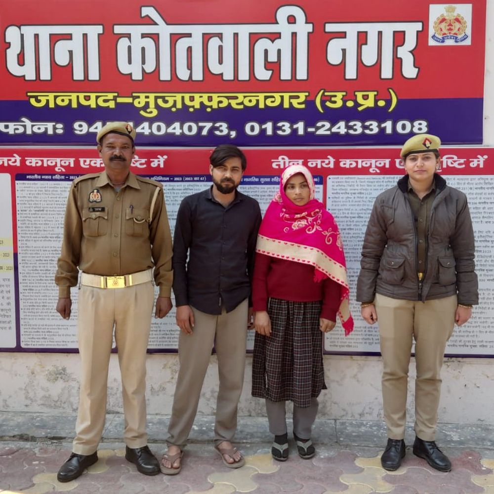 अवैध संबंध में पति की हत्या, पत्नी और प्रेमी गिरफ्तार:मुजफ्फरनगर में हथौड़े से सिर कुचलकर की गई थी हत्या, 24 घंटे में खुलासा